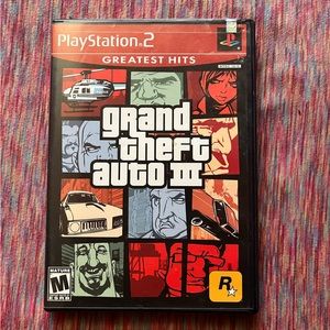 Vintage PlayStation 2 Grand Theft Auto 3